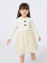 Balabala Balabala Girls' Dress, Butterfly Bow Dress, Stylish And Sweet